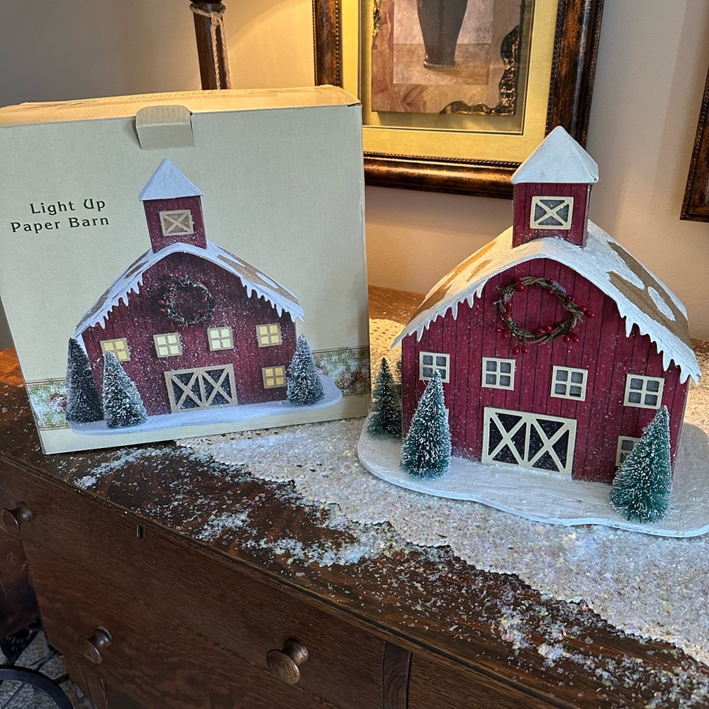 Cracker Barrel Christmas Barn New ….